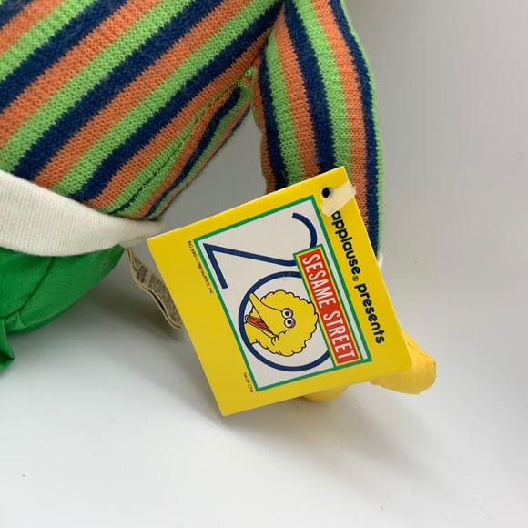 Vintage Sesame Street Bert Jim Henson Retro Muppet Doll Plush w/ Tags - Picture 4 of 16